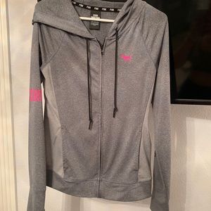 PINK Dri-fit Zip Hoodie
